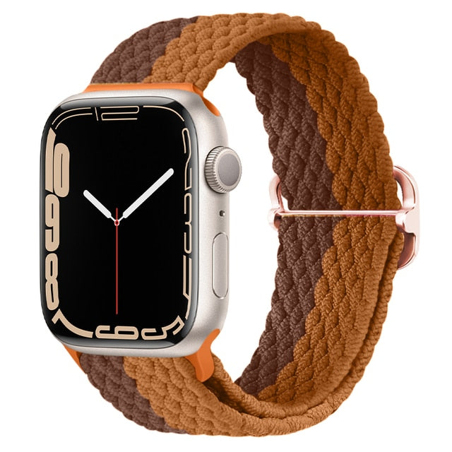 Nylon Braided Solo Loop Strap For Apple Watch