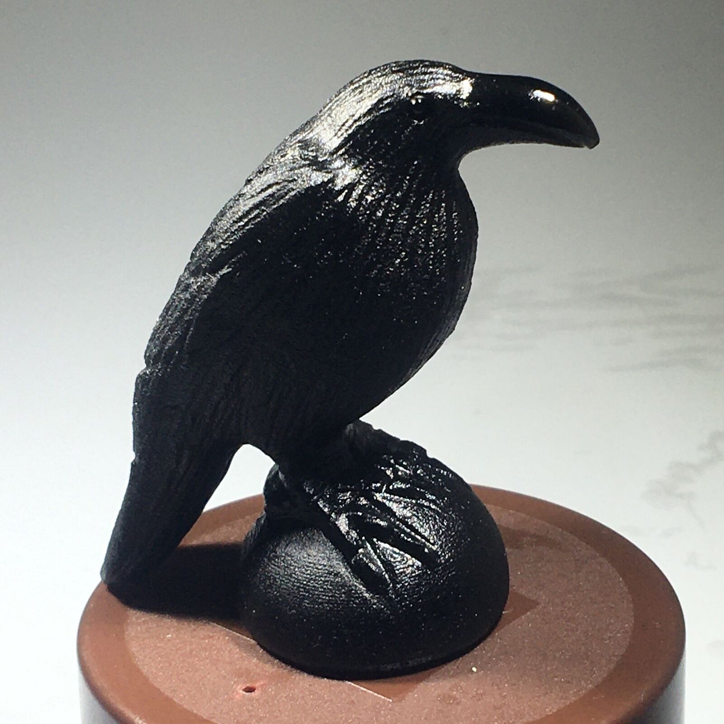 Crystal Crow Figurine