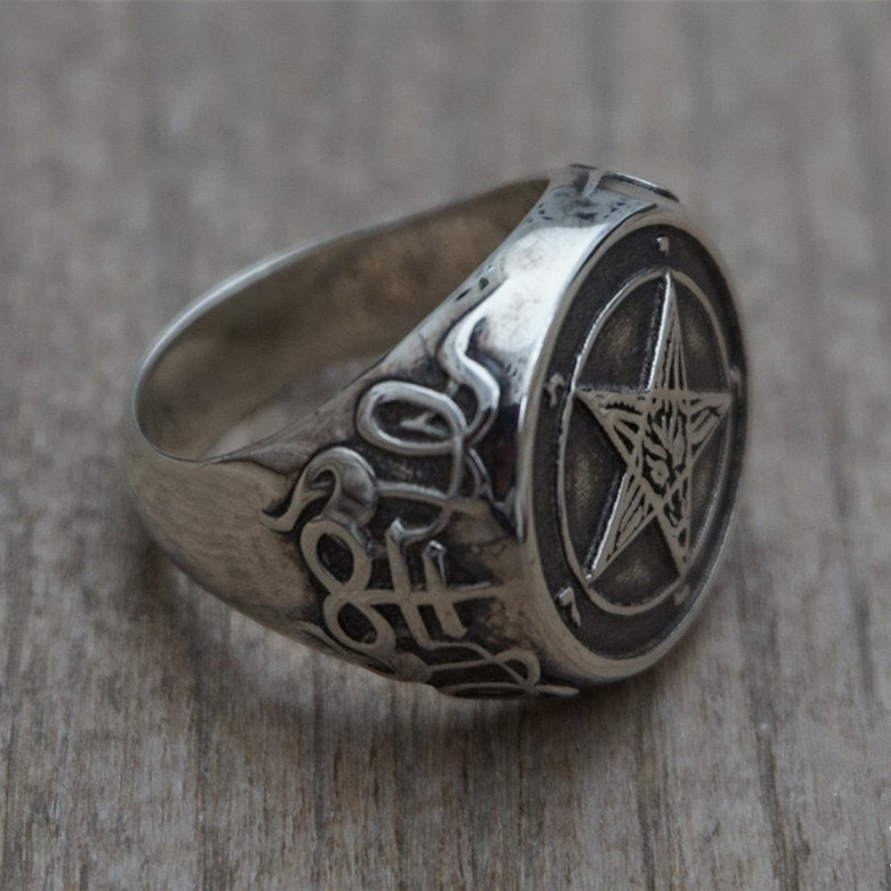 Occult Stainless Steel Ring