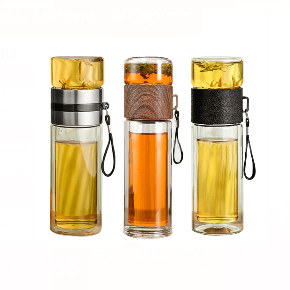 Portable Double Wall Thermal Bottle