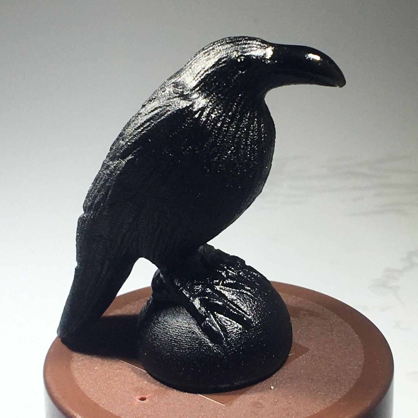 Crystal Crow Figurine