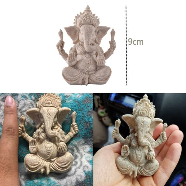 Sandstone Ganesha Sculpture