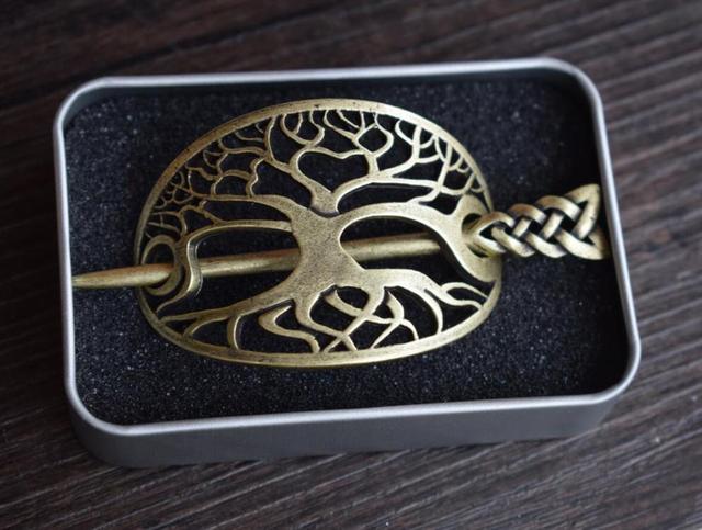 Viking Tree of Life Hairpins